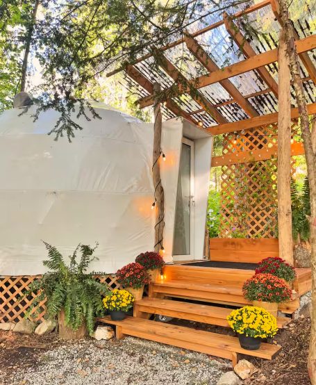 Geodome entrance
